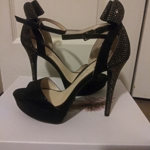 Jessica Simpson Black Heel Sandals